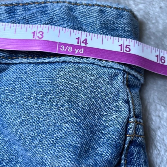 ASOS Womens Size 6 Denim Mini Skirt Blue Jean Raw Hem Casual Summer Festival - Picture 9 of 13